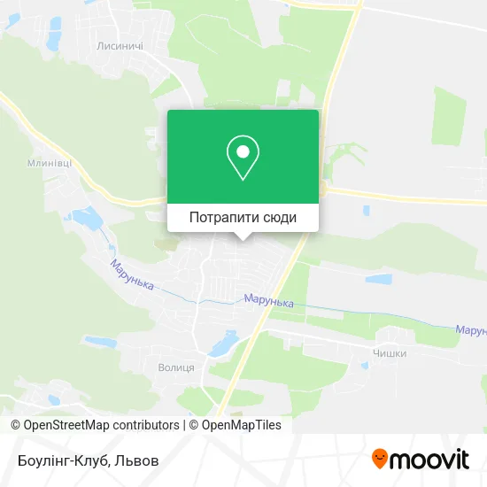 Карта Боулінг-Клуб