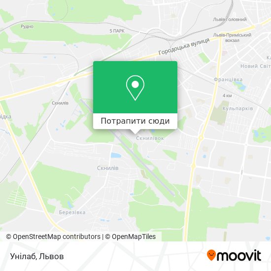 Карта Унілаб