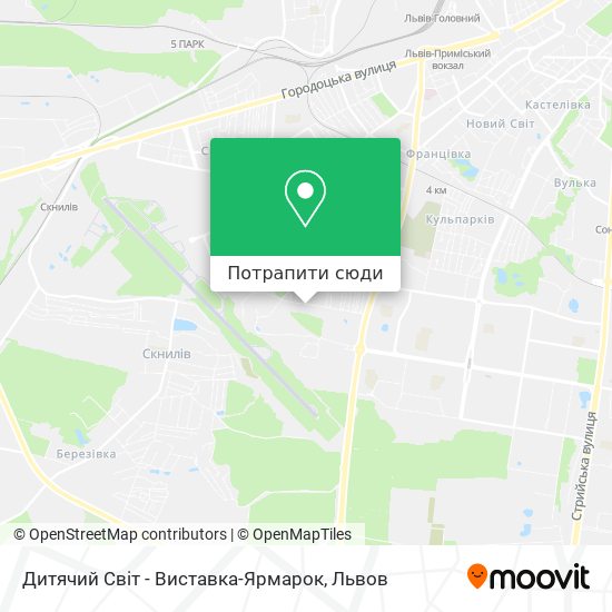 Карта Дитячий Світ - Виставка-Ярмарок