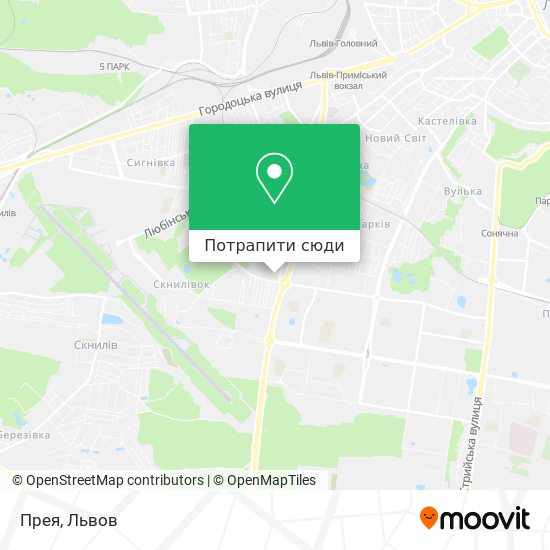 Карта Прея