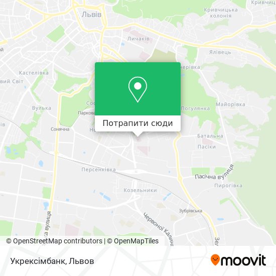 Карта Укрексімбанк