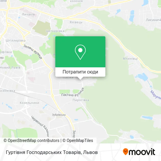 Карта Гуртівня Господарських Товарів