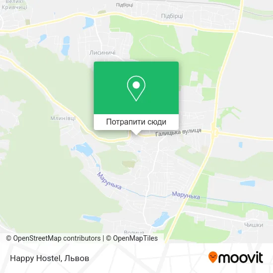 Карта Happy Hostel