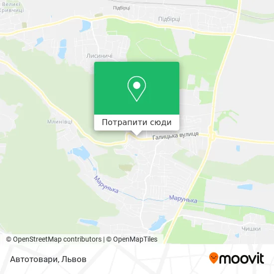 Карта Автотовари