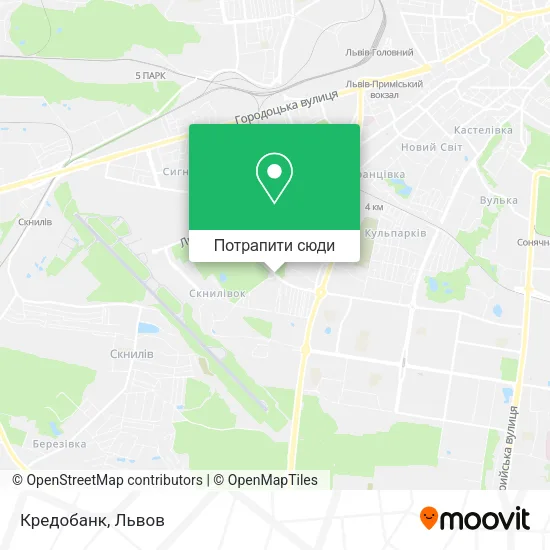 Карта Кредобанк