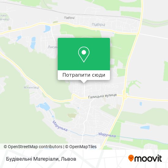 Карта Будівельні Матеріали