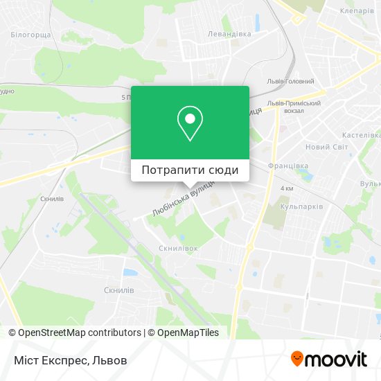 Карта Міст Експрес