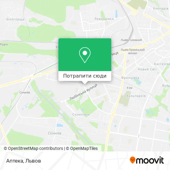 Карта Аптека