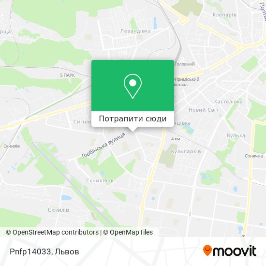 Карта Pnfp14033