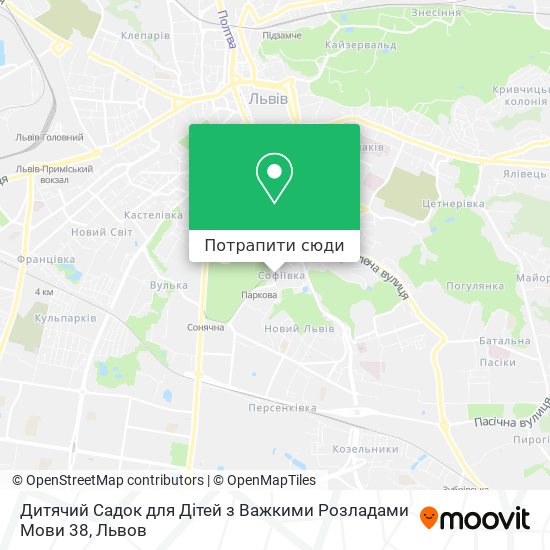 Карта Дитячий Садок для Дітей з Важкими Розладами Мови 38