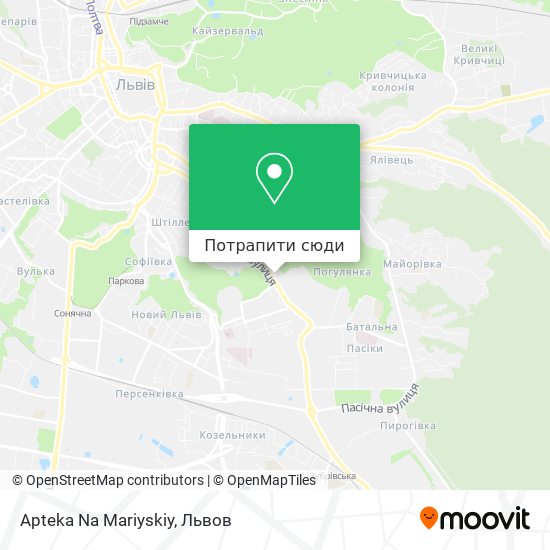 Карта Apteka Na Mariyskiy