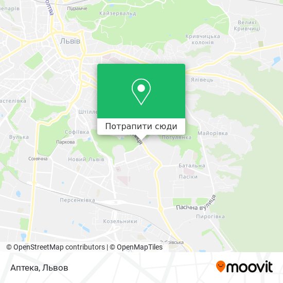 Карта Аптека