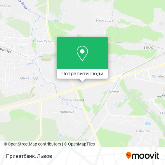 Карта Приватбанк
