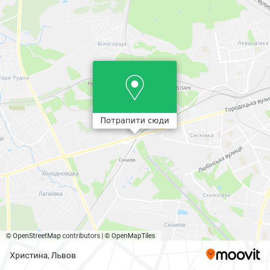 Карта Христина