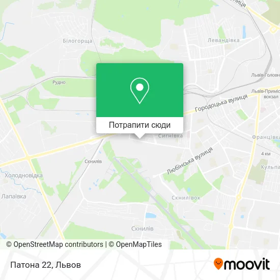 Карта Патона 22
