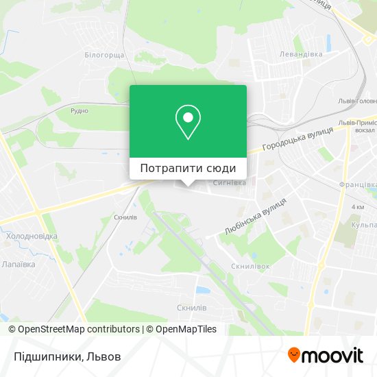 Карта Підшипники