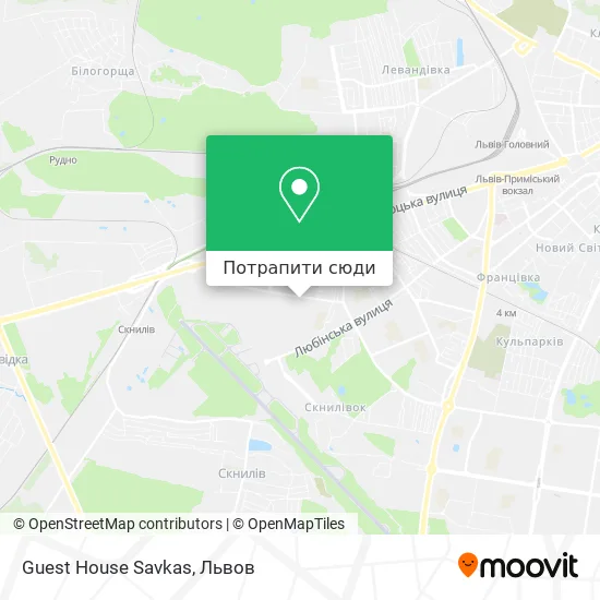 Карта Guest House Savkas
