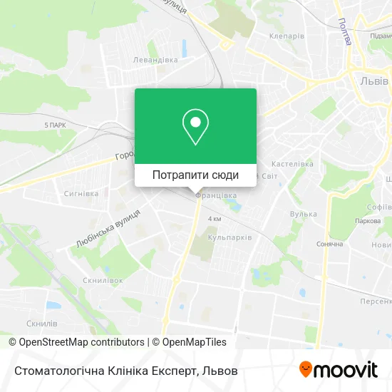 Карта Стоматологічна Клініка Експерт