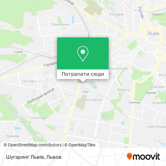 Карта Шугаринг Львів