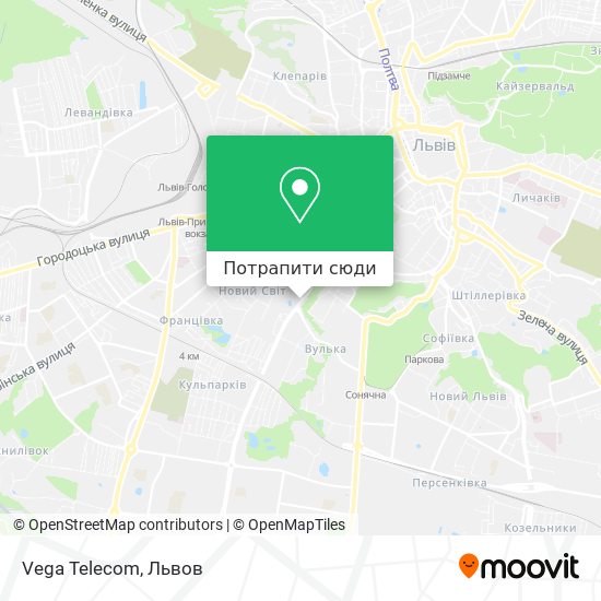Карта Vega Telecom