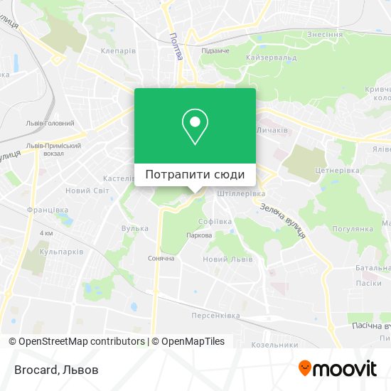 Карта Brocard