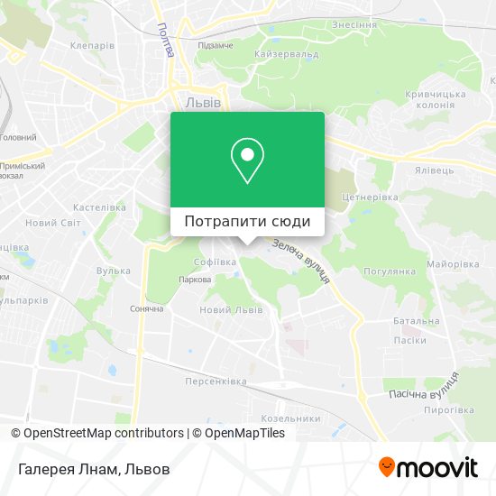 Карта Галерея Лнам