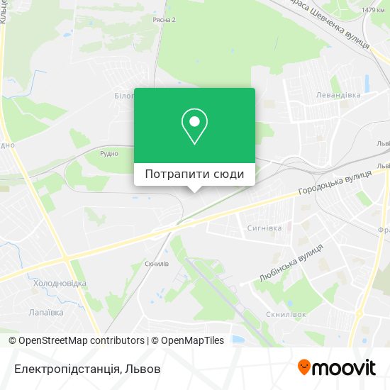 Карта Електропідстанція