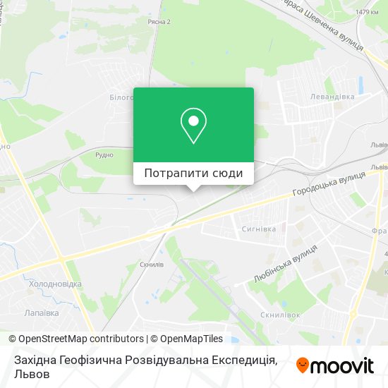 Карта Західна Геофізична Розвідувальна Експедиція