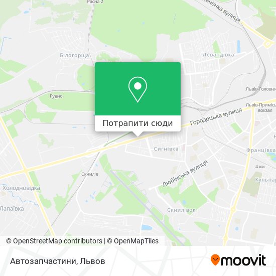 Карта Автозапчастини