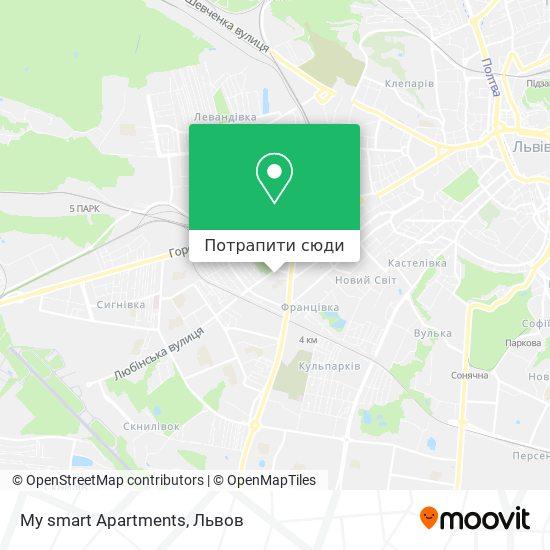 Карта My smart Apartments