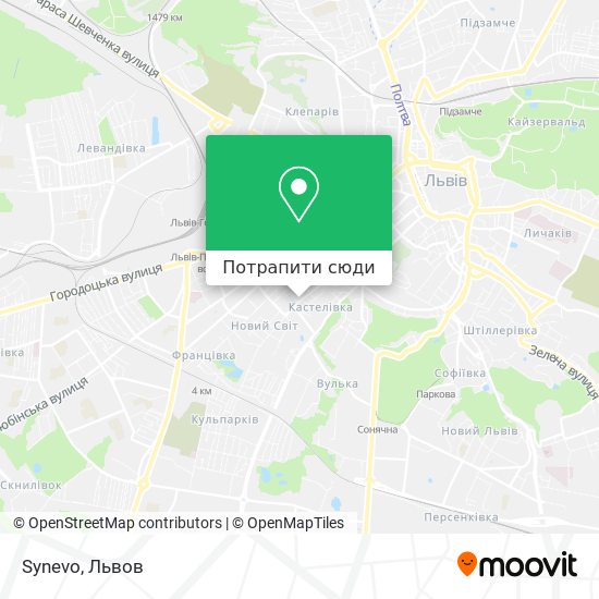 Карта Synevo