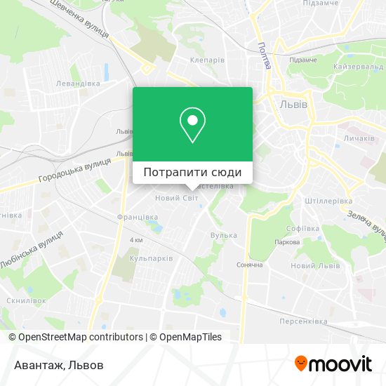 Карта Авантаж