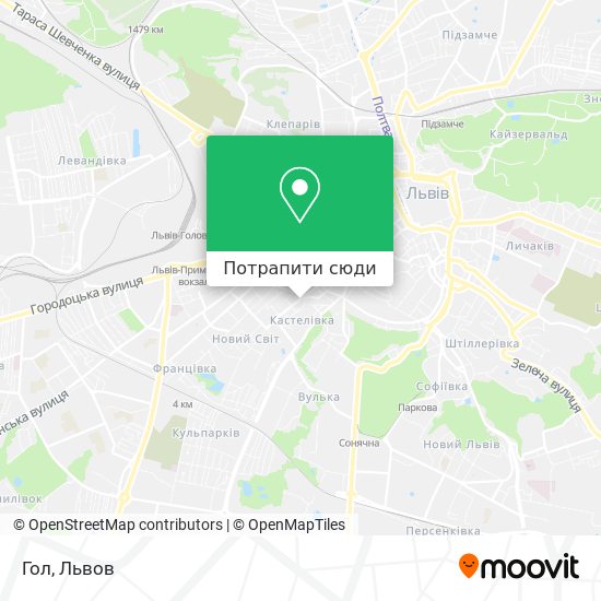 Карта Гол