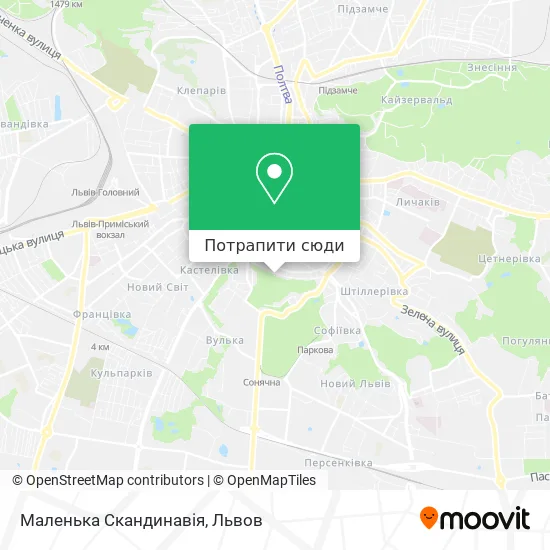 Карта Маленька Скандинавія