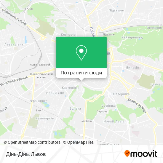 Карта Дінь-Дінь