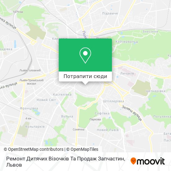 Карта Ремонт Дитячих Візочків Та Продаж Запчастин
