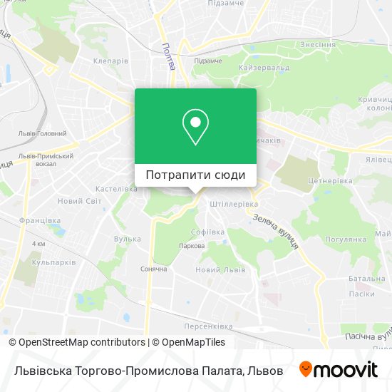 Карта Львівська Торгово-Промислова Палата