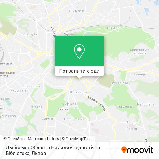 Карта Львівська Обласна Науково-Педагогічна Бібліотека