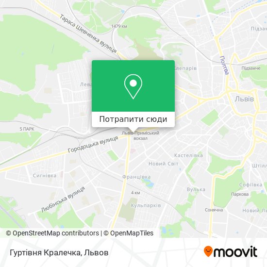 Карта Гуртівня Кралечка