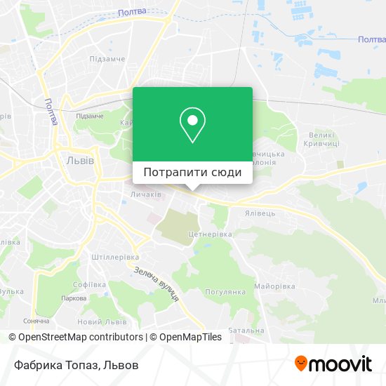 Карта Фабрика Топаз