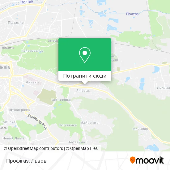 Карта Профігаз