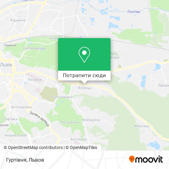 Карта Гуртівня