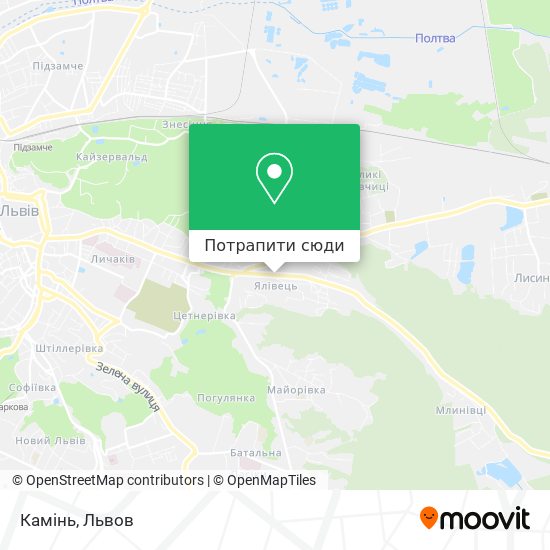 Карта Камінь