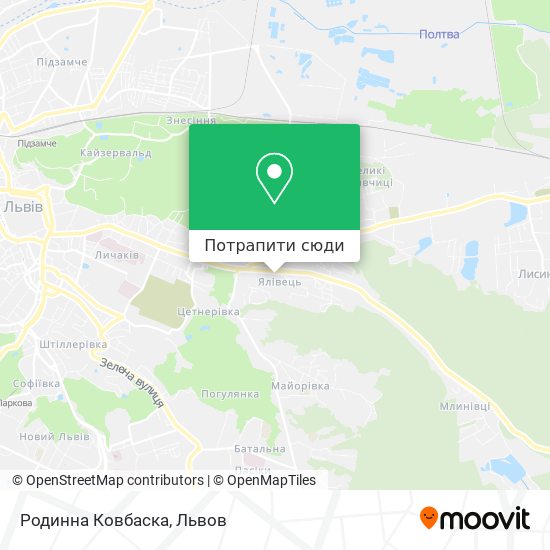 Карта Родинна Ковбаска