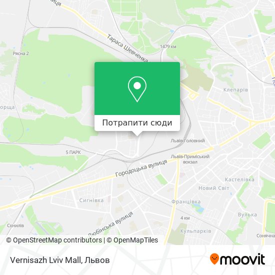 Карта Vernisazh Lviv Mall