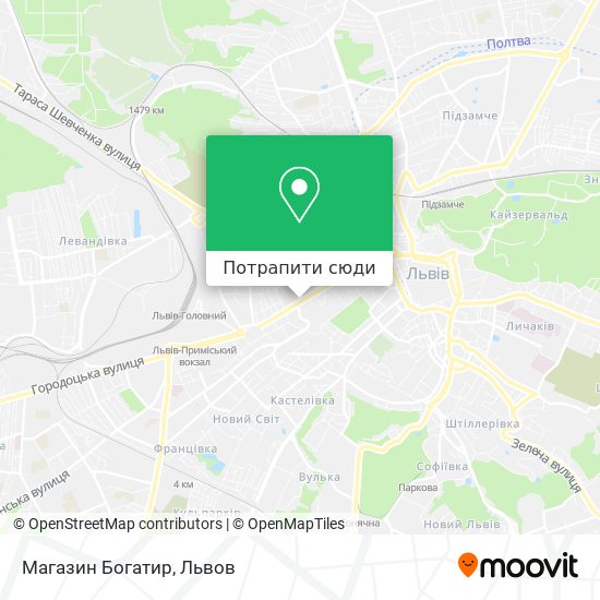 Карта Магазин Богатир