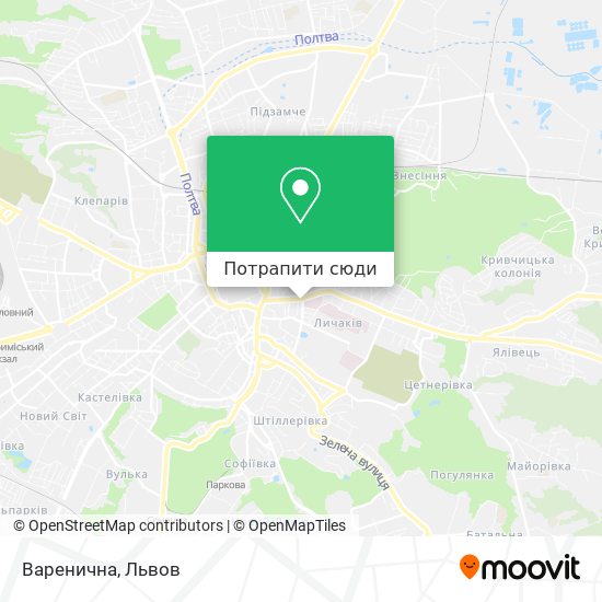 Карта Варенична