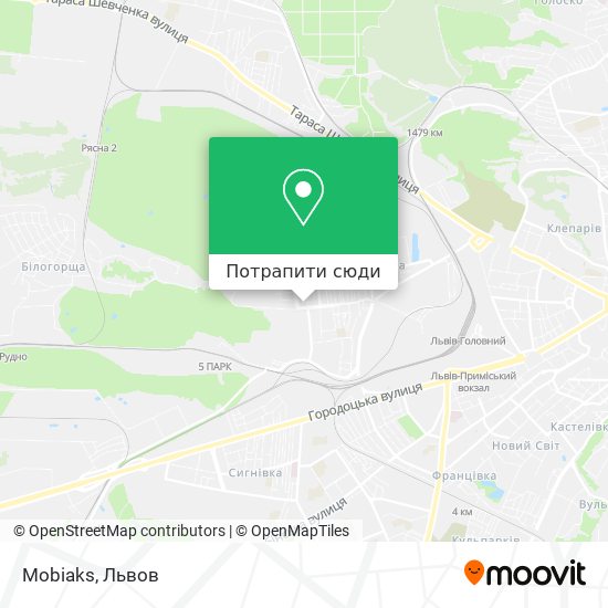Карта Mobiaks