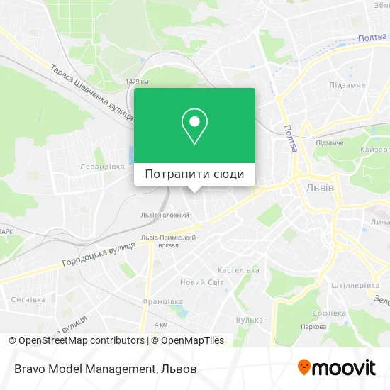 Карта Bravo Model Management