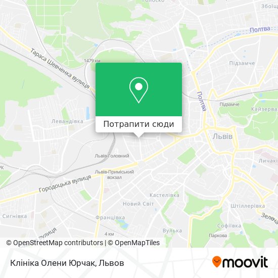 Карта Клініка Олени Юрчак